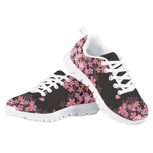 Boys Girls Tennis Shoes Kids Sneakers Lace-up Running Athletic Shoes for Toddler/Little Kid/Big Kid