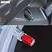 Mandark Car Tire Valve Stem Caps, 12PCS Aluminum Corrosion Resistant Wheel Air Pressure Stem Cover Set, Dustproof Automotive Tyre Accessories, Universal for Truck, Motorcycle, SUV(Red/Style B)