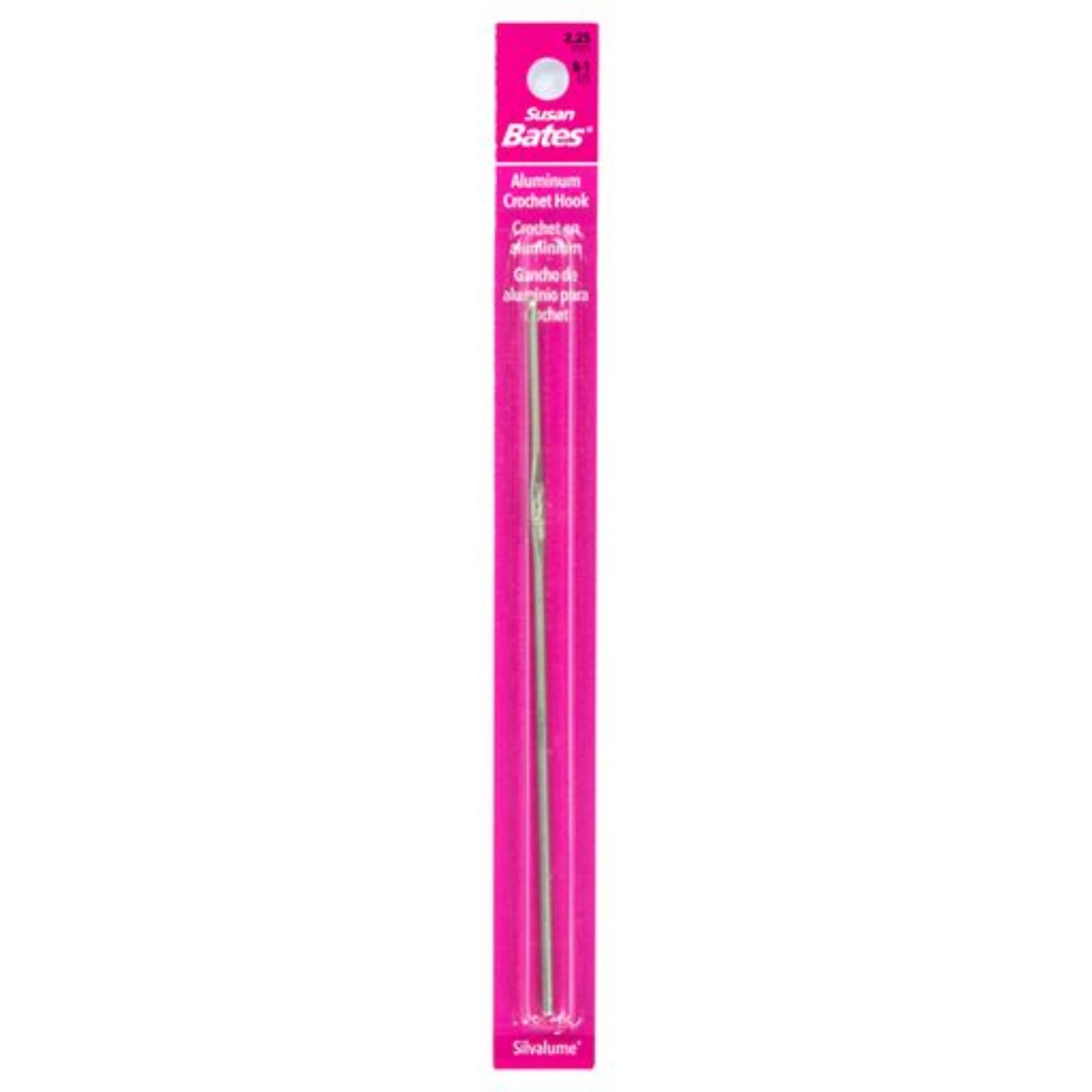 Susan Bates Size B1/2.25Mm Cj Bates & Sons Crochet Hook Alum,