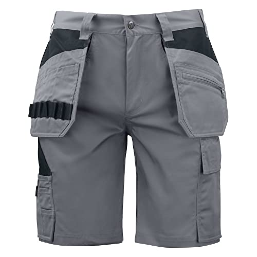 Short de travail homme gris avec poches renforcées taille 45