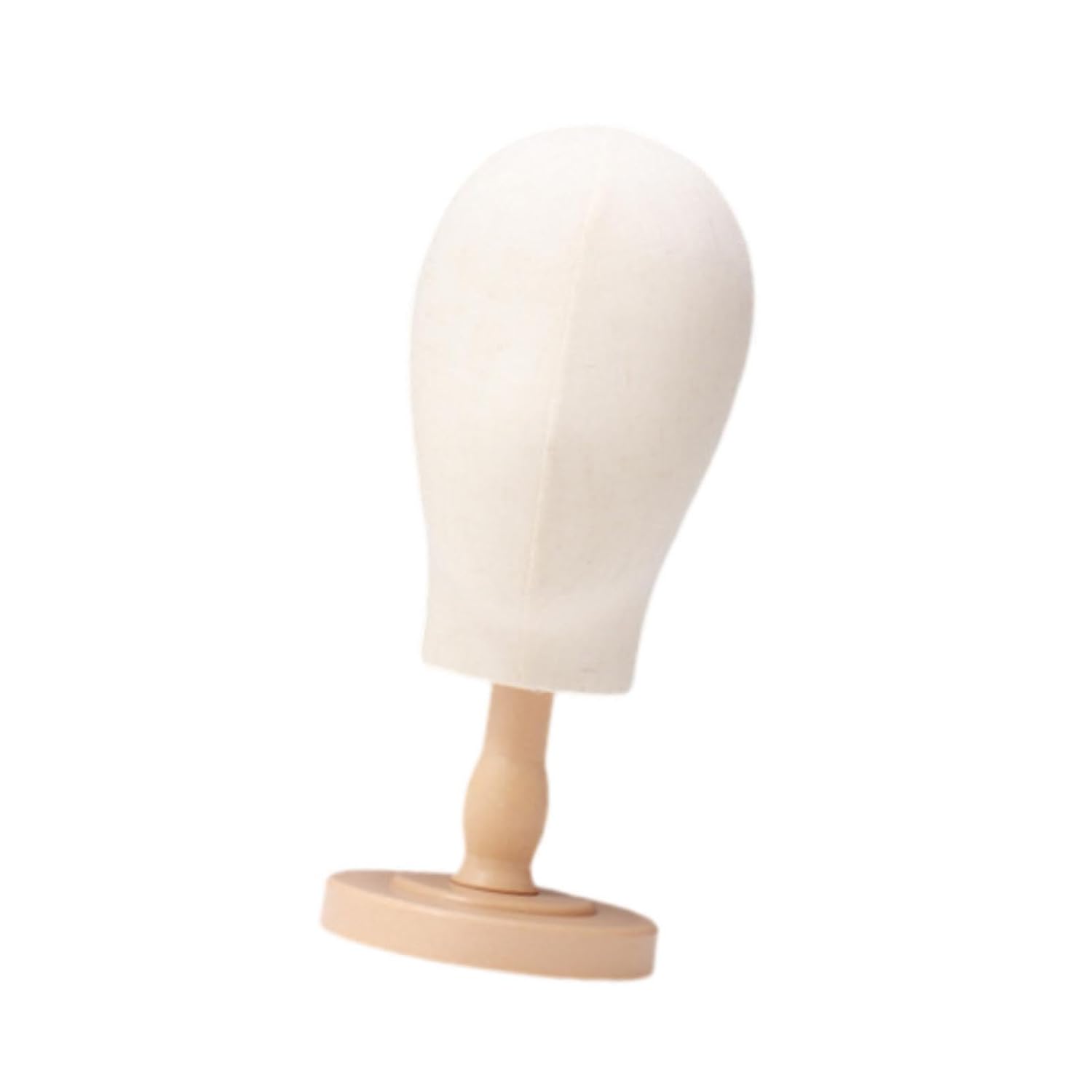 Mannequin Head Wig Stand Hat Rack Multifunctional Hat Display Stand Manikin Head for Headdress Hats Headband Wig Salon, Wood Color short