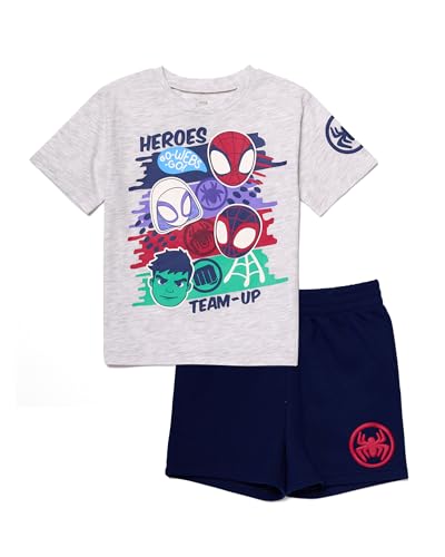 Image of Marvel Boys' T-shirt and Shorts Set