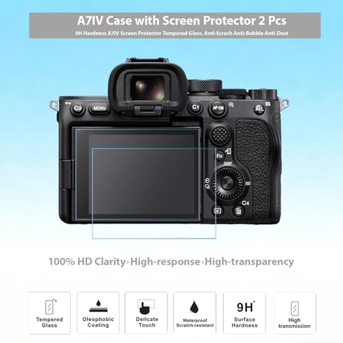 Funda de silicona para cámara Sony A7IV, protectora suave miniatura 7