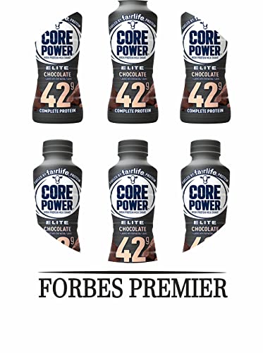 Fairlife Core Power High Protein Milk Shake, Natural Flavor Ready To Drink Protein Shake, The Best Chocolate Fairlife Protein Shakes,14 Fl Oz , 42Gm (Chocolate Flavor, Pack Of 6 Bottles) Protein, Fairlife Chocolate Milk, #TOP5