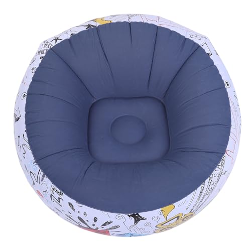 Chaise longue gonflable portable Matybobe fauteuil air bleu profond