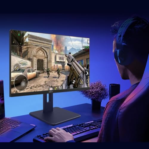 Image of Viewedge 24 inch 4K 60Hz Computer Monitor, 5ms UHD 2160p IPS Monitor | Type C, HDMI, DP Port, Built-in Speakers, Vertical Monitor Support Wall Mount