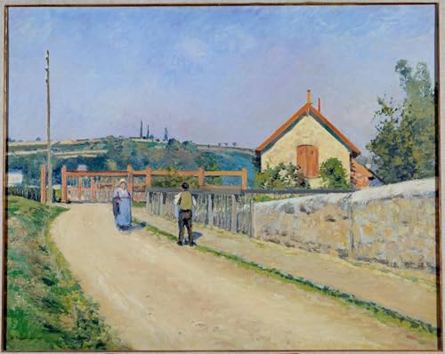 Toile Camille Pissarro peinture impressionniste pour grand décor de salon cosy