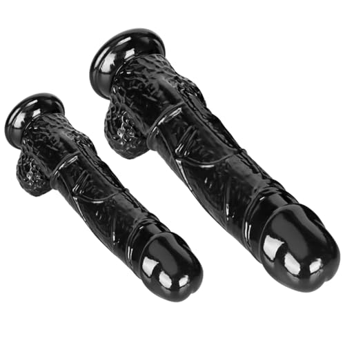 Pénis en silicone noir texturé de haute qualité avec ventouse de fixation stable - 3