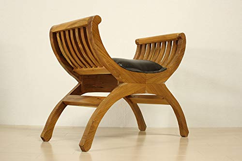 Amazon.co.jp: スツール 木製 カルティニチェア 椅子 チーク