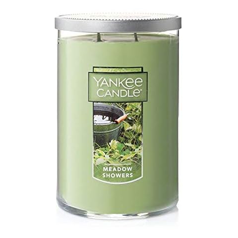 Yankee candles co., Meadow Showers 2-Wick Large Tumbler,Festive Scent Cover