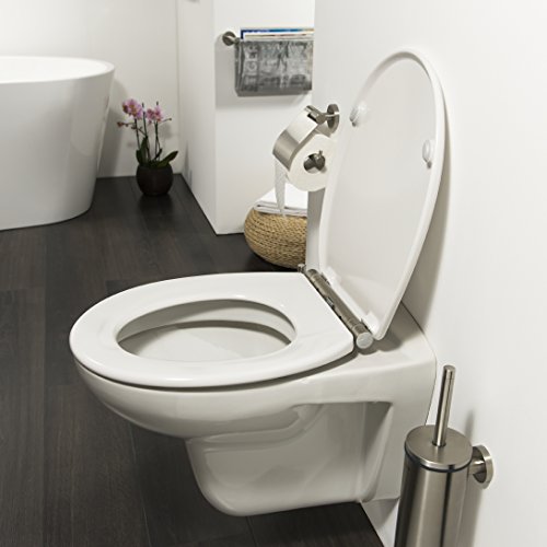 Asiento de inodoro antiarañazos Tiger Boston duroplast blanco 7