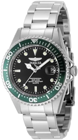 Invicta Pro Diver Men 37.5mm Stainless Steel Steel Black dial PC32 Quartz