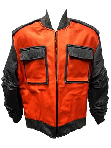 My Party Shirt Marty McFly Jr. Jacke mit verstellbaren Ärmeln, Rot/Ausflug, einfarbig (Getaway Solids), XL