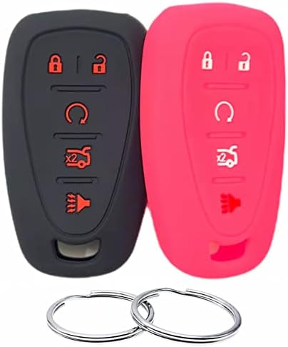 Autobase Silicone Key Fob Cover For Chevy Malibu Camaro Trax Traverse Trailblazer Sonic Cruze Blazer Volt Equinox Spark Car Accessory Chevrolet Key Prote - View #9