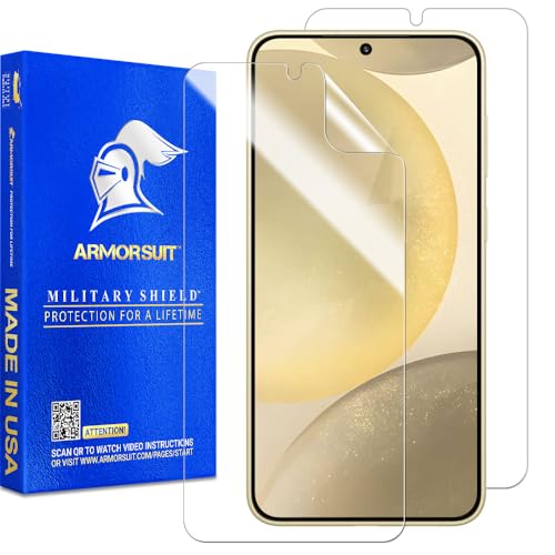 ArmorSuit 2 Pack for Samsung Galaxy S25 / S24 Screen Protector (6.2') Case Friendly MilitaryShield...