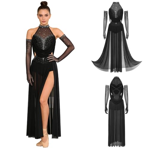 Robe de danse contemporaine fendue pour libérer vos mouvements