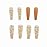 YoYoee Long Fake Nails Tips-Coffin Press on Nails Pink Ballerina False Nails for Women and Girls 24Pcs (gorgeous6)
