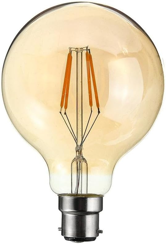 DC VOLTAGE Vintage Beyonet LED Bulb,G95 B22 4W Edison Light Bulbs,Retro GLS Large Bulbs Decorative Filament Dimmable, 220V Warm White Lighting 2700K 400 Lumen CRI>90 Energy Saving. — image 1