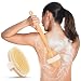 Back Brush - 20 inch - Long Handle - for Shower, Exfoliating, Detachable Natural Bristle Bath Brush. Men Love This! Use This Back Scrubber Wet or Dry for Healthy Skin Care | Makes a Great Gift
