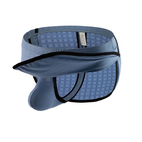 Evankin Men's Thong Underwear Sexy and Fun Mesh Boxer Brief Jock Strap Sexy Underpants Split Fitness Running Shorts