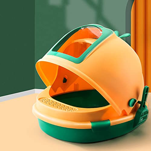 Maison de toilette chat grand modèle pour stopper les projections de litière - 7