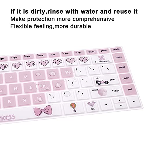 MMDW English Soft Silicone Keyboard Cover for HP 2020 2019 2018 14" Laptop - image 7