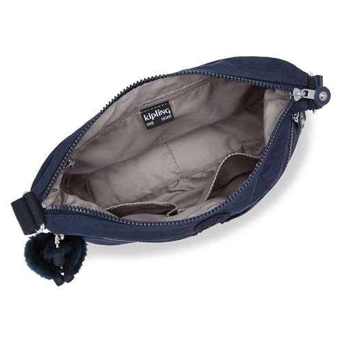 Kipling Womens Izellah Bag, Super Light Everyday Purse, Nylon Shoulder Crossbody Bag, Blue Bleu 2, 12.25 L X 9.25 H X 5 D US3
