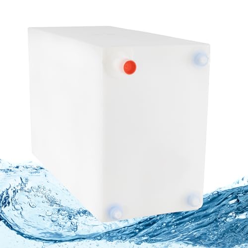 RecPro RV Fresh Water Tank 16 Gallon for Drinking and Potable Water | 24' x 10' x 15.5' | Fresh or Gray Water Plastic Storage | Made in America