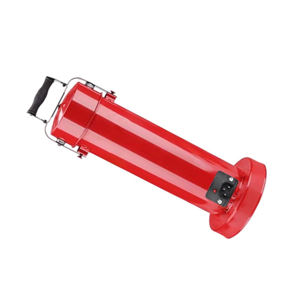 Horno de varilla de soldadura, tubo de almacenamiento de electrodos, contenedor de calefacción de 5 kg con interfaz de alimentación, funda de aluminio portátil para varillas de 400 mm