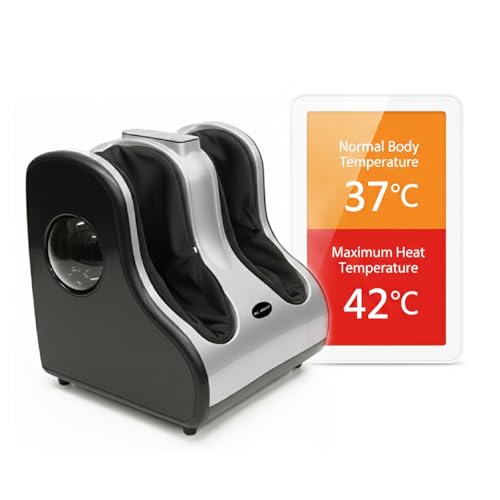 Image of 91 Durafit Electric Leg Massager For Pain Relief | Foot and Calf Massager | 4 types of Foot Massage Shiatsu, Rolling, Deep Kneading, Mild Heat-Warm Therapy for Relaxation & Vibration|Powerful BLDC Motor Without Noise| Improves Blood Circulation | Calf, Foot, Sole Relaxation | Perfect For Gifting