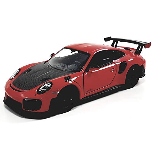 Kinsmart Porsche 911 GT2 RS 2010 Fire Red Hard Top 1:36-Scale Diecast Car