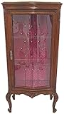 vetrine antiche bianche Materiale: legno massello, metallo, schiuma di poliestere, tessuto, vetro, marmo