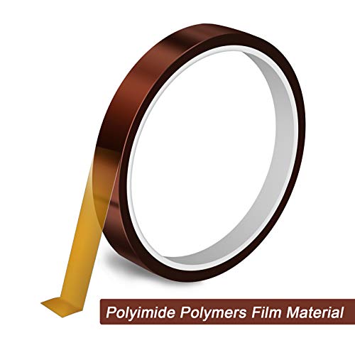 LUTER 7 Rollen Hittebestendige Tape Hoge Temperatuur Sublimatietape Thermische Tape, Voor Sublimatiedruk Warmteoverdracht En Isolatie Golfsoldeer Brawn - Afbeelding 5