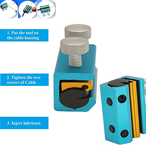 Cable Lube Luber Lubricator Lubricant Tool For Motorcycle Scooter Bike,08-0182 Cable Luber-2 Pack By Wenbiao #TOP2
