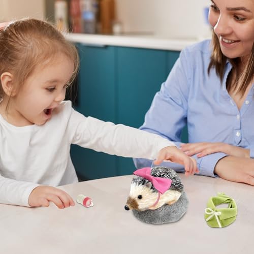 Hérisson en silicone au design épuré avec tapis de couchage miniature