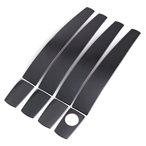 Garniture poignée porte voiture Cruze acier inoxydable noir robuste pour rénovation extérieure