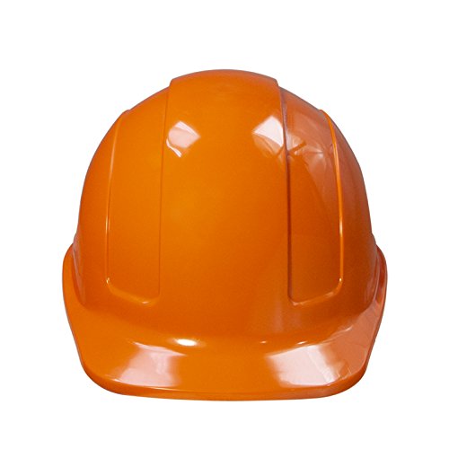 JORESTECH Safety Hard Hat Orange HDPE Cap Style Helmet with 4-Point Adjustable Ratchet Suspension for Work, Home, and General Headwear Protection ANSI Z89.1-14 Compliant HHAT-01