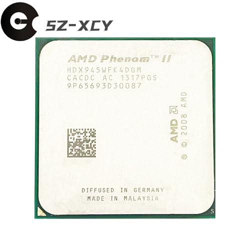 Processeur Phenom II X4 945 Quad-Core 3,0 GHz Socket AM3 pour unité centrale