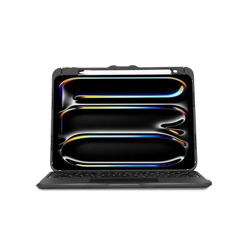 Targus VersaVu Bluetooth Keyboard Case for iPad Pro 11-inch (M4) – 360 Degree Rotation, Backlit Keys, Multi-Touch Trackpad, Drop Protection, Stylus Holder - THZ988US