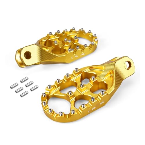 Repose-pieds moto DRZ400SM à large plateforme pour un grip maximal en courbe