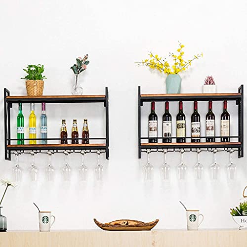 Support bouteille de vin mural noir pour optimiser les cuisines