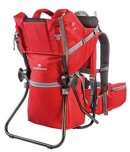 Ferrino, Caribou, Porta bimbo, Bambino, Rosso, 6-24 mesi