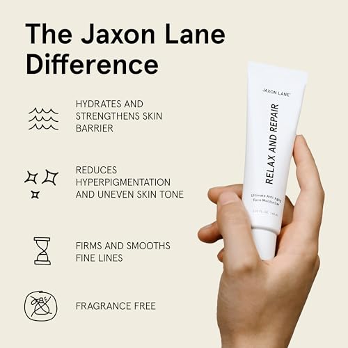 JAXON LANE RELAX AND REPAIR Anti Aging Face Moisturizer for Men | Anti Wrinkle Cream for Face, Night Cream, Eye Cream with Niacinamide (Vitamin B3), Hyaluronic Acid, Vitamin E & Ceramides For Skin