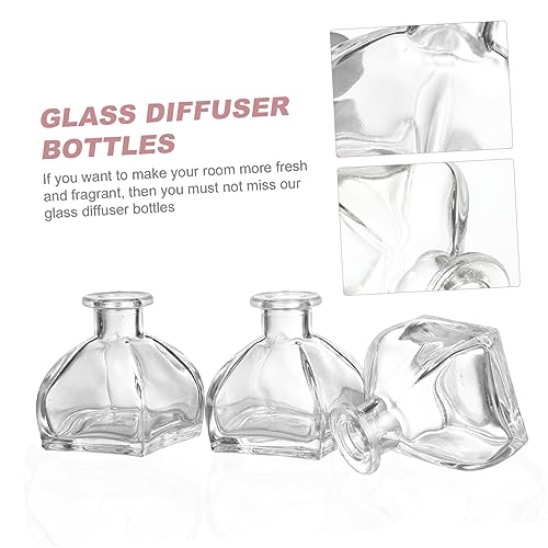 Botellas difusoras de vidrio para aromaterapia 3 piezas miniatura 6