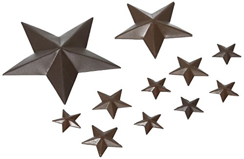 Estrellas mini rústicas de metal Darice para manualidades y decoración de hogar