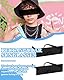 WUNZILO 2 Stücke Zensur Brille Sonnenbrille,Lustige Schwarze Partybrille,Pixel Brille Lustig Spielzeug Mosaik Sunglasses Ideal für Partys und Fotoshootings