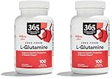 Whole Foods Market, L Glutamine 500Mg Veggie Caps, 100 Count (Pack of 2)