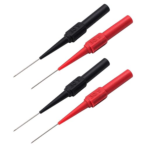 PEILINZE 4 kits de prueba de sonda trasera, pines de sonda trasera para pruebas de diagnóstico eléctrico de circuito de automóvil