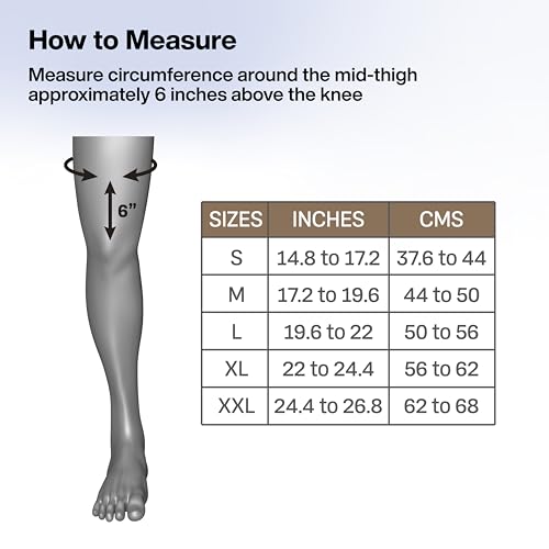Image of FOVERA Knee Immobilizer Brace for Knee Support - Stabilizer Splint for Dislocation, Ligament Tear, & Injury Recovery with Wraparound Design & 5 Adjustable Straps for Men & Women (M)