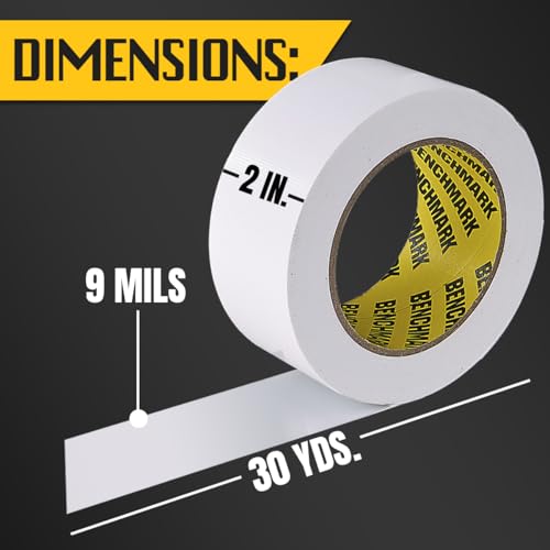 Image of Benchmark Duct Tape (3, White, 2in x 90ft)